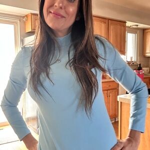 Women's Light Blue Top